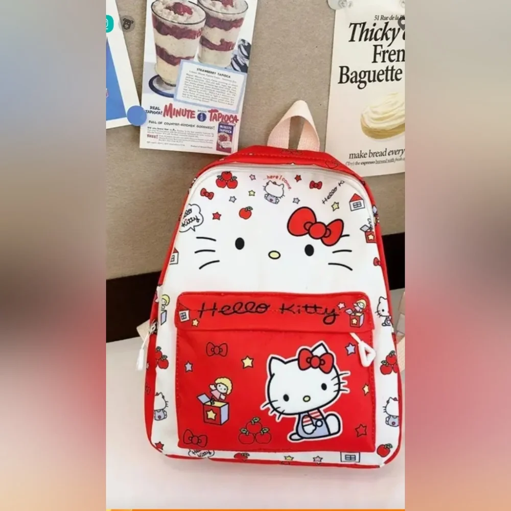 NWT Stylish Hello Kitty Backpack 12.5 x 9.84